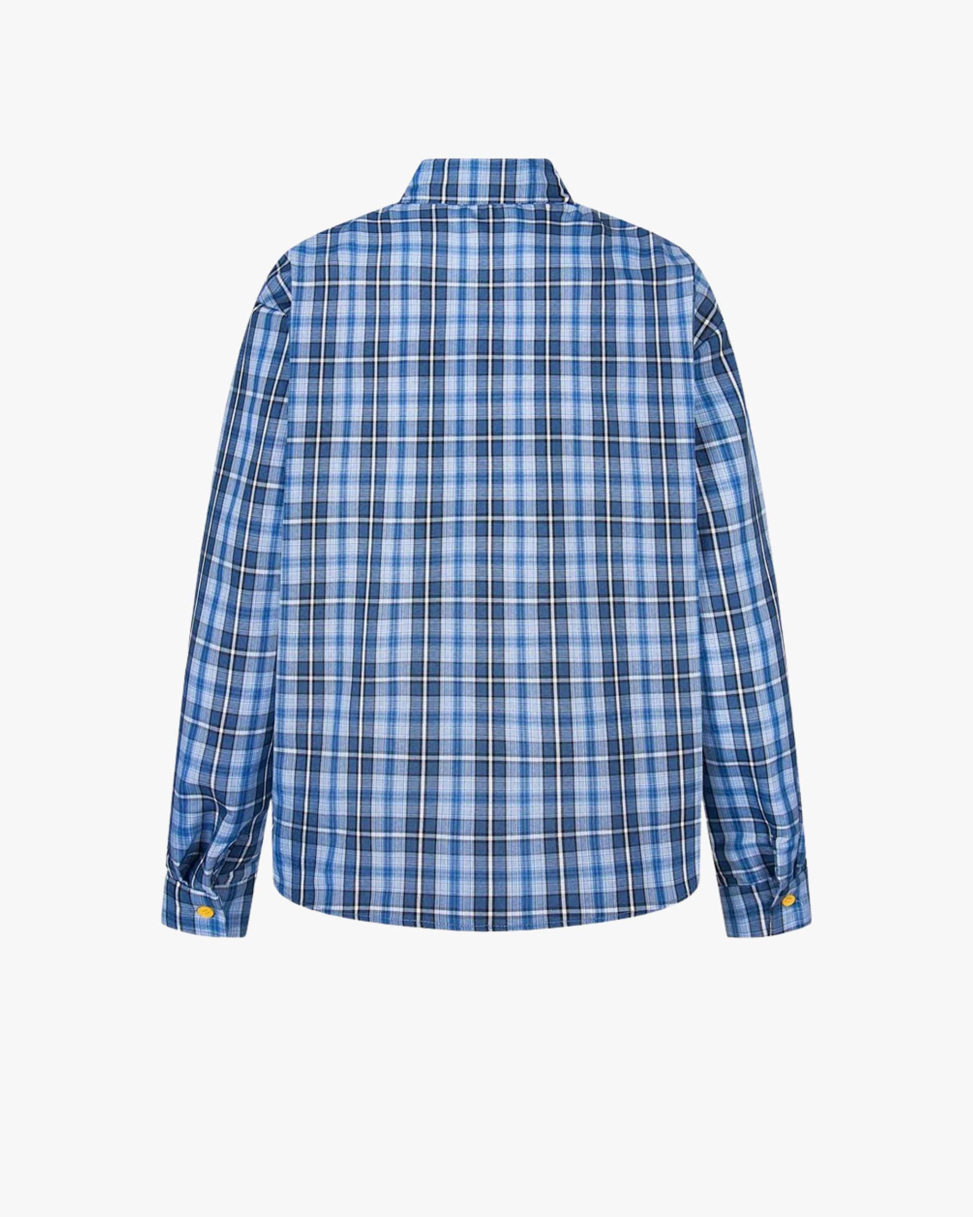Plaid Shirt – “I NEED LOVE” Graphic Print